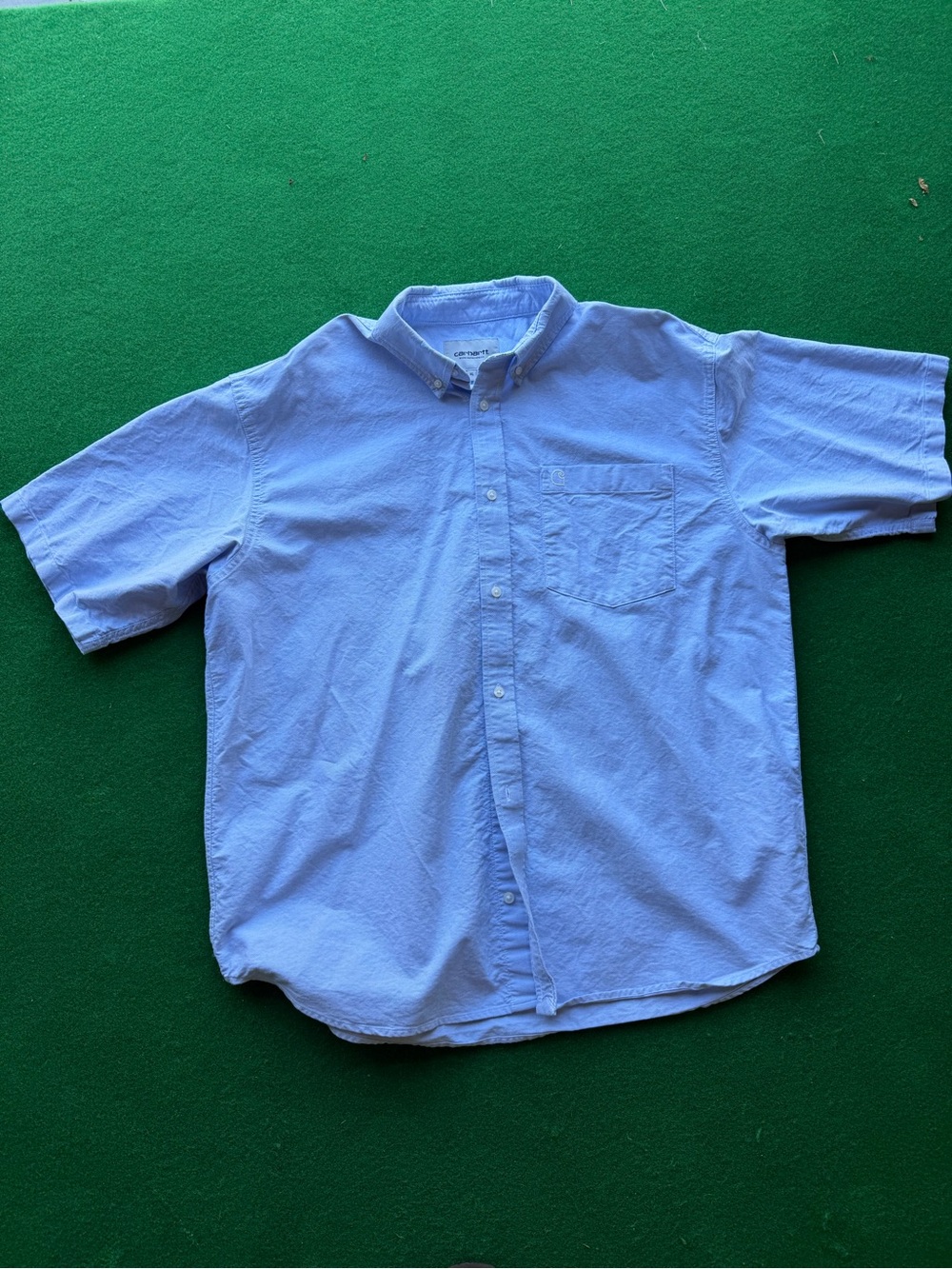 Men’s XL Carhartt WIP Casual Button Down Short Sleeve Shirt